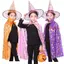 DARON Trẻ Em Trang Phục Hóa Trang Bí Ngô Gothic Hợp Thời Trang Cho Bé Trai Bé Gái Thể Hiện Mũ Dơi Hiệu Suất Quần Áo