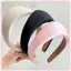 JRP Đơn Giản Tam Giác Màu Trơn Chống Trơn Trượt Người Lớn Cạnh Rộng Cho Bé Gái Retro 2025 Phụ Kiện Tóc Mới Quà Tặng JRP