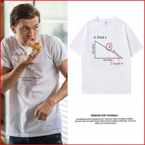 GC1 Người Nhện Thương Hiệu Ngày Mới Tom Holland Áo Thun Tay Ngắn cotton Nguyên Chất Hỗ Trợ Quần Áo GC1