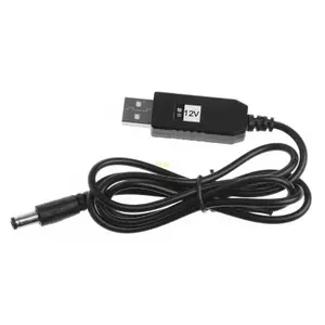 Btsg USB 5v đến 12v Bước Lên 2A Bước Lên Volt Biến Áp Bộ Điều Chỉnh Điện Áp Dây Chuyển Đổi Cáp Cho Bộ Định Tuyến