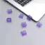Btsg Keycaps Chiều cao chính hãng Matte Frosteds Họa tiết không khắc trong suốt Keycaps