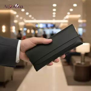 AqToCna Mềm Mại Và Phong Cách Da PU Kính Trường Hợp Túi Bảo Vệ Kính Phụ Kiện Du Lịch Cho Nam Và Nữ AqToCna