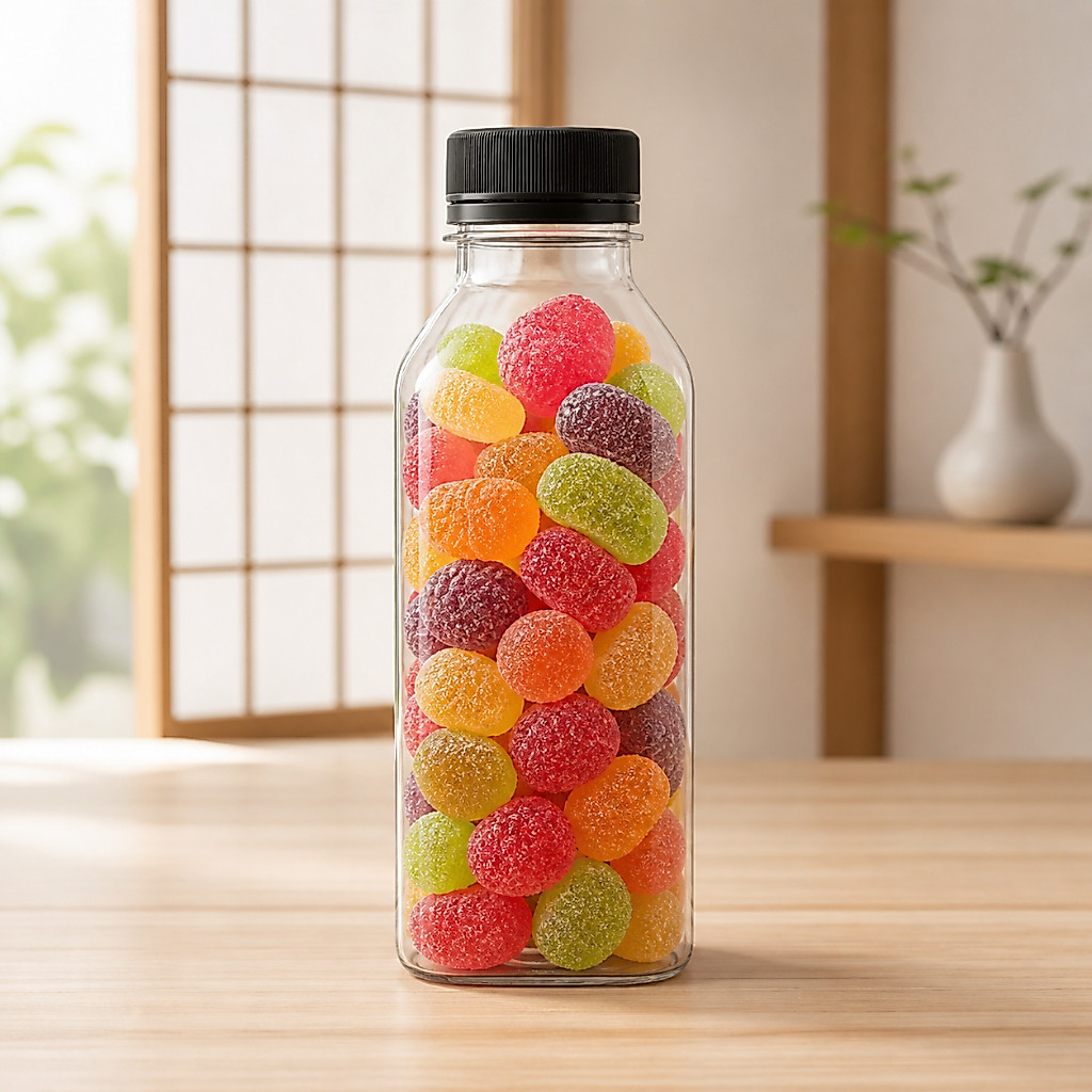 COMBO 5 Chai Nhựa PET Hình Bút Chì 280ml/320ml – Chai Đựng Trà Sữa, Nước Ép, Detox, Đồ Uống Take Away