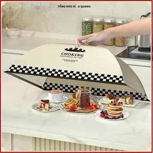 LỒNG BÀN GẤP GỌN COOKING Thiết kế hình ô độc đáo hình ô của nắp che chống côn trùng này tăng không gian