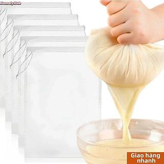 [Vận chuyển nhanh] Bộ lọc nước ép cà phê trà HOMELYHUB, Túi lọc sữa đậu nành 100 lưới, Bộ lọc tái sử dụng có thể gập lại dễ dàng làm sạch