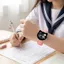 2026 Kawaii KT Cat Watch Little Girl Children Little Red Book Đồng hồ học sinh chống thấm nước Dạ quang kuy