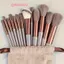 8 / 13 CÁIBộ cọ trang điểm Fluffy Professiona Kem nền mỹ phẩm Phấn mắt Kabuki Make Up Brush Dụng cụ làm đẹp Trang điểm