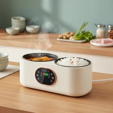 Q live Đa Năng Đôi Gallon Nồi Cơm Điện Thông Minh Nồi Lẩu Điện Nồi Điện Nguyên Hộ Gia Đình 2 Trong 1 Nồi Cơm Điện