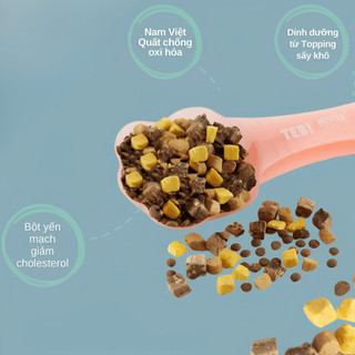 MISTER DONUT T1 - T2 : Thức ăn hạt cao cấp có Topping cho Mèo __