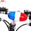 Đèn led cảnh sát xe đạp ECK 6 + 4 tiếng còi báo động lớn et chuông còi xe đạp Nóng