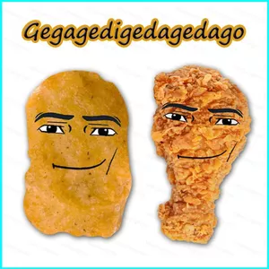HK1 Roblox Gà Nugget Gegagedigedago Sang Trọng Búp Bê Quà Tặng Cho Trẻ Em Trang Trí Nhà Đồ Chơi Nhồi Bông Ngộ nghĩnh Cho Trẻ Em KH1