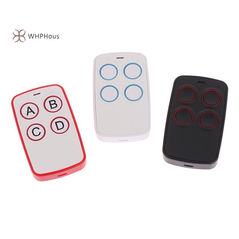 < WHPHous-t > 433 MHz Tự động sao chép Điều khiển từ xa Dụng cụ mở cửa nhà để xe điện đa tần số Bộ điều khiển từ xa Bộ sao chép Mã 4 phím