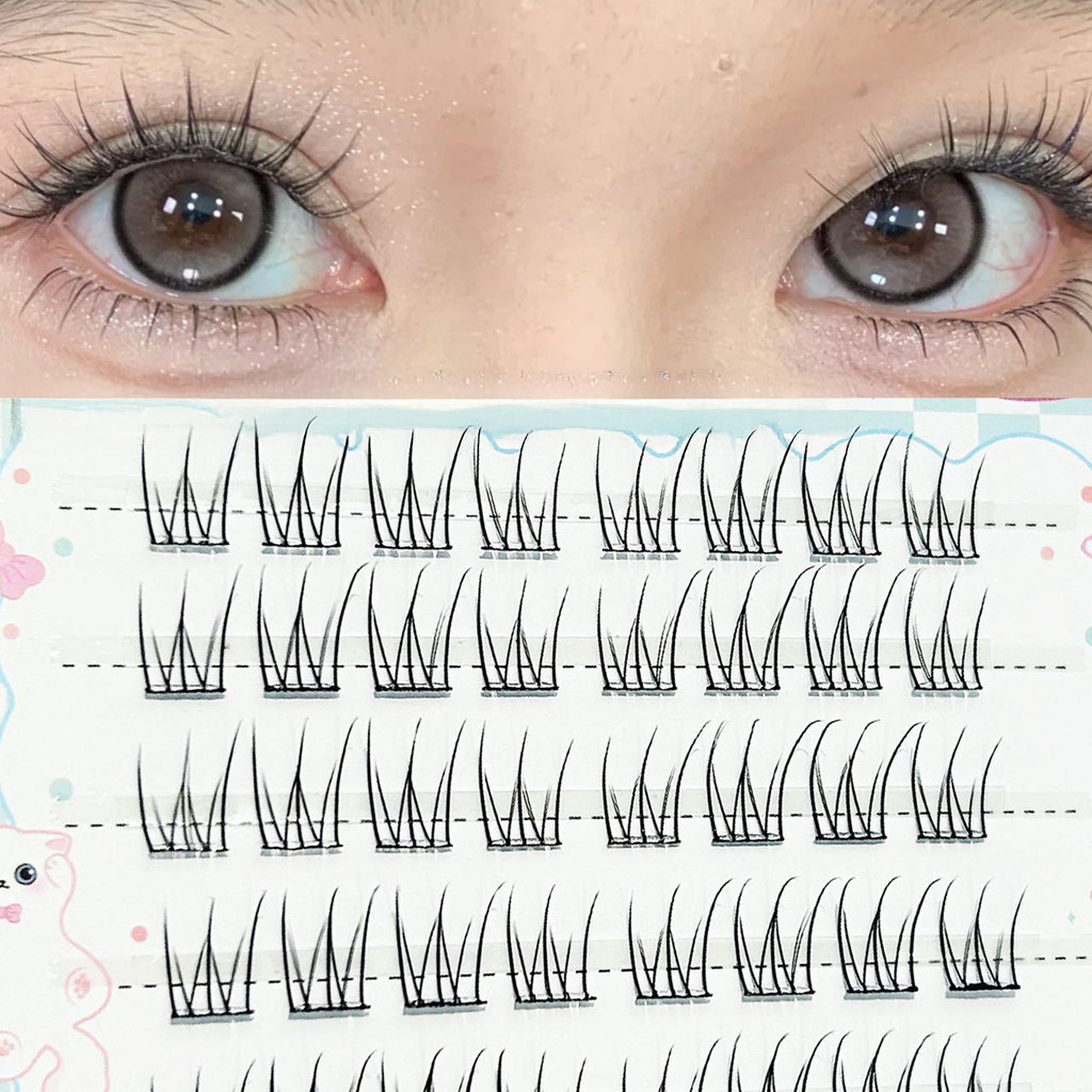 Nối mi cụm lông tơ liền mạch 10-11mm C Curl Lash Extension Thích hợp cho phụ nữ mọi lứa tuổi