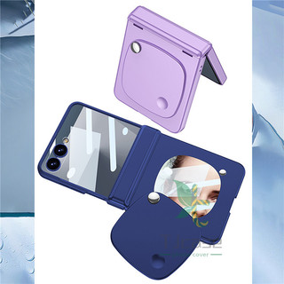 Ốp gương trang điểm từ tính Funda cho Samsung Galaxy Z Flip 7 6 Bản lề full cover