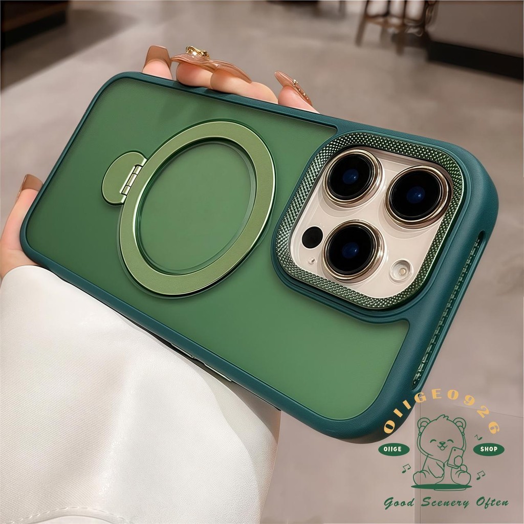 Cảm giác da 360 xoay khung từ tính Vỏ điện thoại iphone16 Pro Max 15 14 13 12 vỏ cho vỏ iPhone Vỏ mềm silicon TPU chống sốc