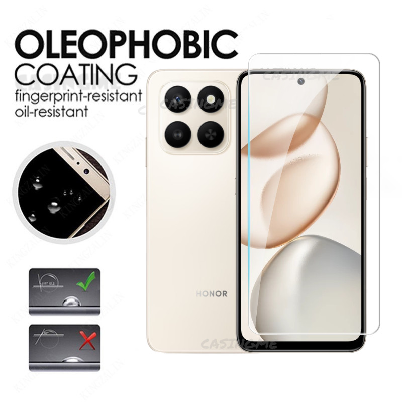 HONOR X7d 5G 2025 Phim Bảo Vệ Màn Hình 2 Trong 1 Full Cover Kính Cường Lực Cho HONOR X7d X7d X6c X7c X6b HonorX7d X6 X7 d 4G 5G 2025 Ống Kính Mặt Trước