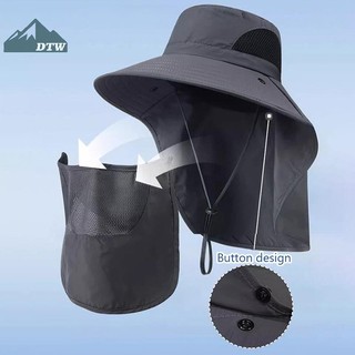 Mũ Ngoài Trời Chống Thấm Nước, Nhanh Khô, Vành Lớn - Phù Hợp Cho Câu Cá Và Đi Bộ Đường Dài Mùa Hè