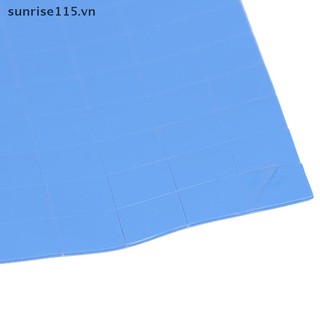 SRVN 100 Cái 10 * 10 * 0.5mm Tấm lót nhiệt GPU CPU Tản nhiệt Làm mát Tấm silicon dẫn điện.