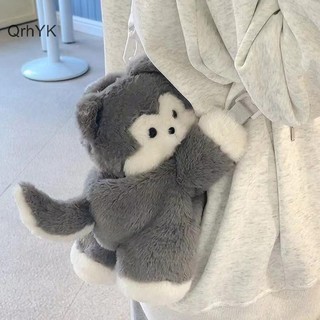 Nhà máy thời trang Túi đeo chéo sang trọng dễ thương Túi đeo vai cho chó mềm Nhẹ có dây đeo có thể tháo rời Túi động vật thêu cho nữ Quà tặng QrhYK