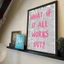 Poster retro màu hồng trích dẫn phổ biến poster nghệ thuật canvas thích hợp cho quán cà phê trang trí tường phòng quầy bar
