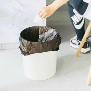 Set 3 Cuộn Túi Rác Đen Dày Dặn – Túi Đựng Rác Tự Phân Hủy Tiện Dụng, Size Trung