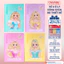Vở Ô Li Vở 48 Trang Vở 4 Ô Ly Cán Màng Mờ In Dập Nổi Hình Thiết Kế Công Chúa 100gsm Cho Các Bé Cấp1 NC1-48-001 -AT