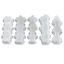 Unstop * Lễ Hội 3D Khuôn Bộ Ông Già Noel Tuần lộc Hình Thiên Thần Silicon Thủ Công Dụng Cụ Trang Trí Tiệc Giáng Sinh