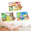 Trò chơi bảng phù hợp hình dạng QEARY, Đồ chơi bằng gỗ tương tác Montessori Câu đố 3D, Câu đố ghép hình nhận thức Những thách thức di động Tư duy logic Đồ chơi ghép hình động vật Huấn luyện tư duy