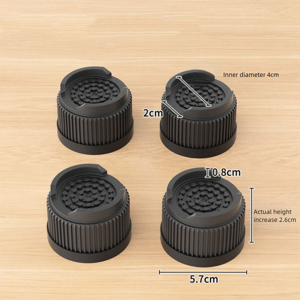 Tấm lót chân nội thất SNUGHOUSE, Tấm nâng giường hạng nặng chống trượt, Tấm nâng giường vuông tròn chất lượng cao có thể điều chỉnh để bàn Ghế Sofa Chân ghế