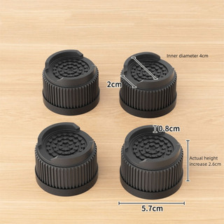 Tấm nâng giường LEAFYHOME, Tấm lót chân nội thất chống trượt vuông, Tủ lạnh nâng giường tròn hạng nặng có thể điều chỉnh chuyên nghiệp