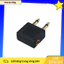 【24H】Bộ chuyển đổi tai nghe máy bay đa năng 3.5mm, dễ dàng sử dụng cho mọi chuyến bay, trải nghiệm âm thanh chất lượng