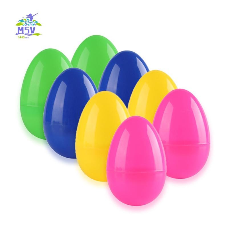 12 Trứng Phục Sinh Đầy Màu Sắc Trẻ Em Handmade Diy Vỏ Trứng Nhựa Tự Làm