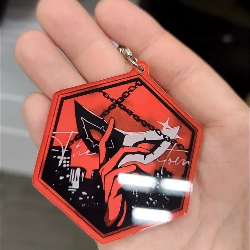 Persona 5 Acrylic Móc Khóa Ren Amamiya Akira Kurusu Anime Dễ Thương Móc Khóa Túi Mặt Dây Chuyền Sưu Tập Merch