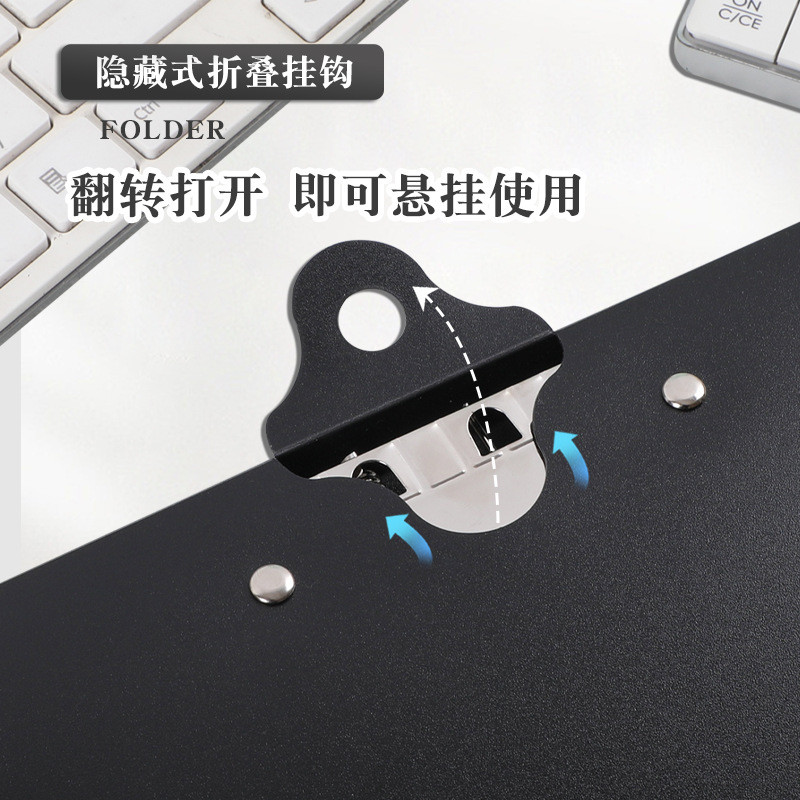 Thư Mục Treo Tường Dày A4 Đa Năng Treo Thư Mục Lưu Trữ Dữ Liệu Văn Phòng Viết Bảng Kẹp QDKT