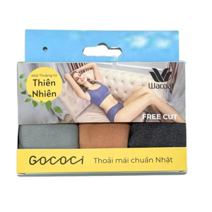 Combo 3 quần lót nữ freecut IPGG110 50% Cupra | Chất sợi từ cotton, mềm mại & thoải mái