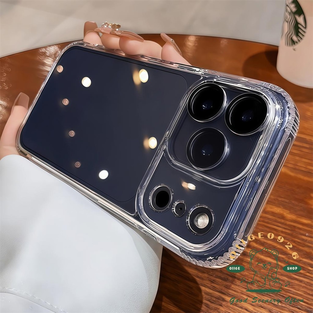 【 Ốp lưng iPhone17 】 Vỏ trong suốt túi khí nút AI Vỏ điện thoại iphone17 Pro Max 16 cho vỏ iPhone Vỏ mềm silicon TPU chống sốc