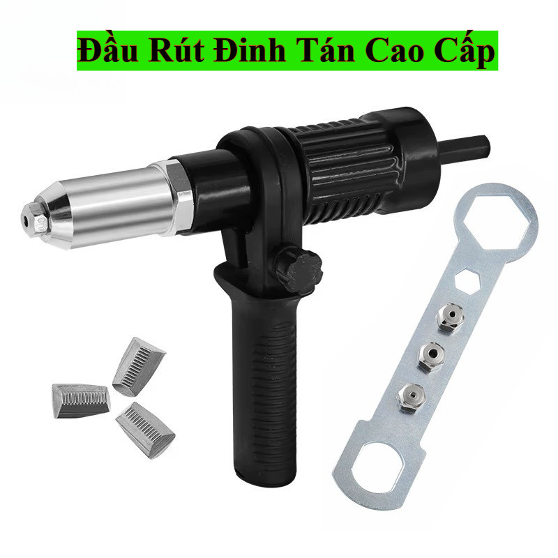 Đầu Rút Đinh Tán Rive Có Tay Cầm Cao Cấp Thế Hệ Mới - Bộ Chuyển Đổi Rút ...