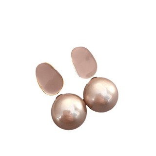 Bông tai hoa ngọc trai nước ngọt mạ vàng thật, phong cách Pháp sang trọng, phù hợp cho nữ