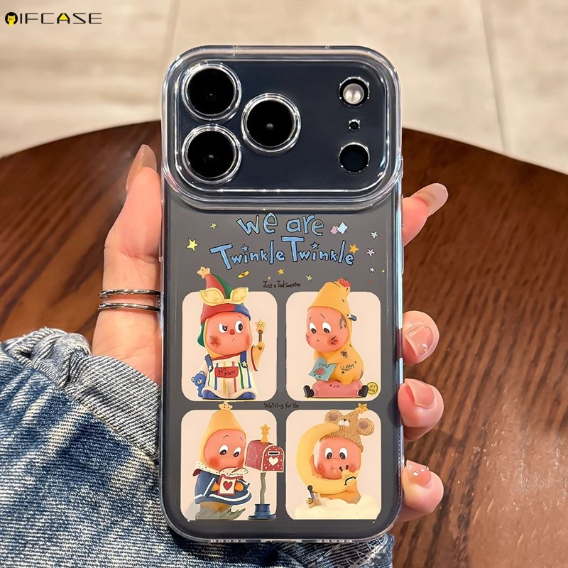 Dành Cho Samsung Galaxy A24 A34 A54 M54 A04E F04 M04 A14 M14 A04 M30s A42 A21s A03s A03 Core M33 M53 M54 Ốp Điện Thoại Bốn Lưới Lấp Lánh Ngôi Sao Ma Thuật Cây Đũa Phép Hoạt Hình Dễ Thương Vỏ Mềm