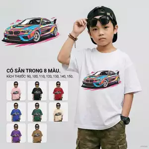 Áo thun bé trai cá tính học sinh tiểu học Thấm hút mồ hôi Dễ mặc hằng ngày