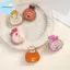 Pufangbliss 5 Kẹp giấy hai mặt hoạt hình đa chức năng Acrylic PP cho kỳ thi trường Tổ chức hồ sơ văn phòng VN