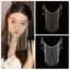 SHUPUN Hóa Trang, Trang Trí Tóc Khiêu Vũ Hiệu Suất Tua Rua Veil, Trang Sức Mặt Thời Trang Treo Tai Tua Rua Mặt Rèm Người Phụ Nữ