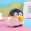 Ví Mini sang trọng hình chim cánh cụt dễ thương HNKMP Ví đựng tiền xu sang trọng năng lượng tích cực mềm mại.