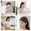 Băng đô ren cho nữ Dây buộc tóc mùa hè thoáng khí có viền rộng co giãn