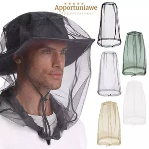 Vỏ mũ IAPPORTUNIA, Lưới đầu chống muỗi nhẹ, Mũ làm vườn Đầu thoáng khí Vỏ lưới ngoài trời
