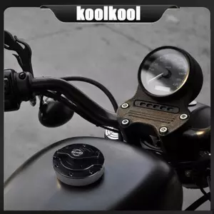 Kool Xe Máy Sửa Đổi Phụ Kiện Dự Phòng Xe Máy Nhôm Bình Nhiên Liệu Mũ Đa Năng Khí Bình Nhiên Liệu Bao Ca
