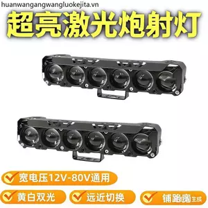 Xe Sửa Đổi Đèn Pha Laser Công Suất Cao Xe Điện Tự Làm Xe Tải Ánh Sáng Mạnh Lắp Đặt Bên Ngoài Xe Máy Chuyên Dụng