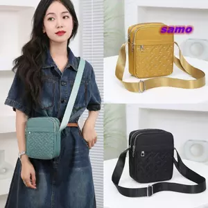 Túi đeo vai SAMO, Túi đeo chéo nhỏ đơn giản, Túi đeo chéo Nylon thời trang nữ