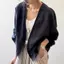 Áo khoác Cardigan Ramie cao cấp dành cho nữ mùa hè mỏng nhỏ dáng rộng áo sơ mi trắng
