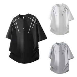 Áo thun ngắn tay co giãn Cotton mùa hè mới dành cho nam